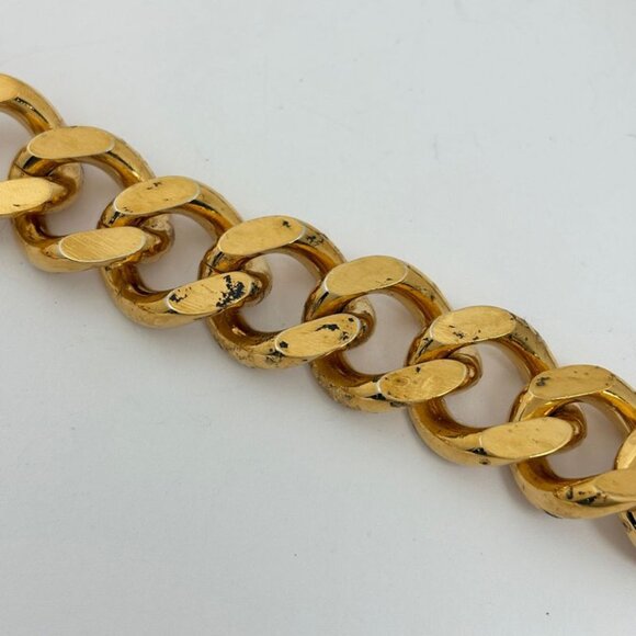 Chanel CC Logo Chain Belt 31 Rue Cambon Gold Plated - Picture 4 of 7